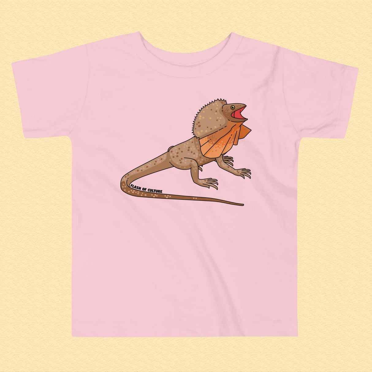 Frilled-Neck Lizard T-Shirt Kids Size 2-5 years