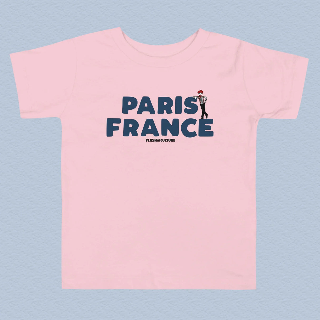 Paris France Mime T-Shirt Kids Size 2-5 years
