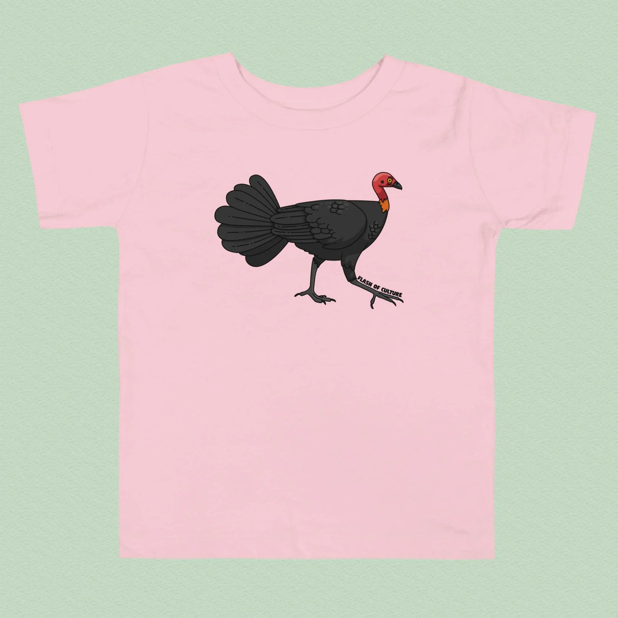 Australian Bush Turkey T-Shirt Kids Size 2-5 years