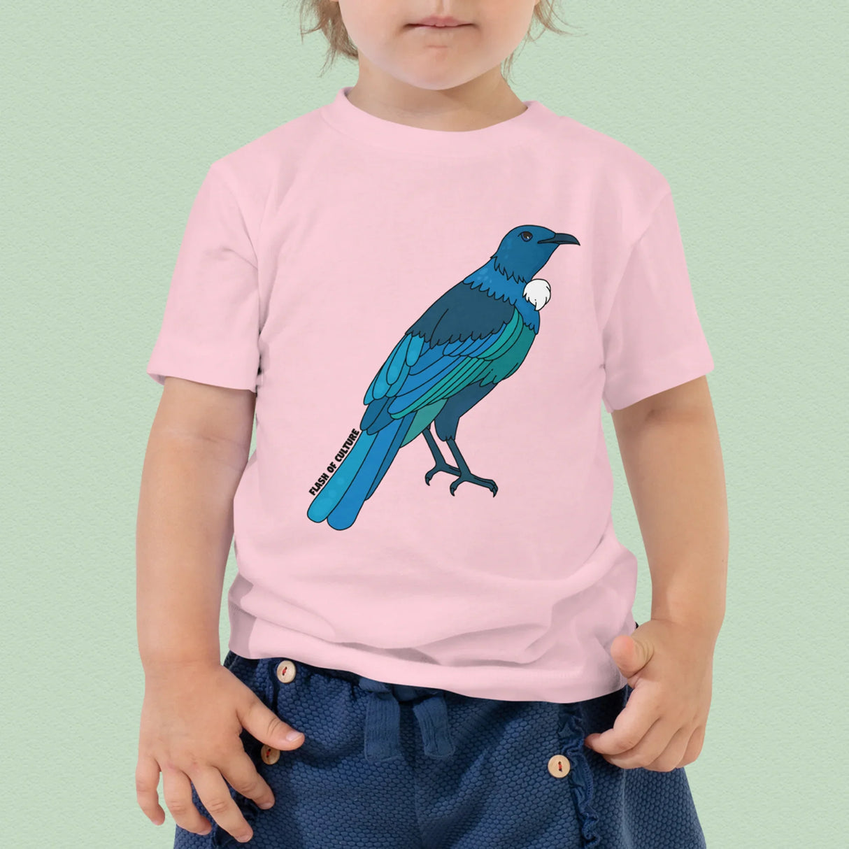 New Zealand Tui Bird T-Shirt Kids Size 2-5 years