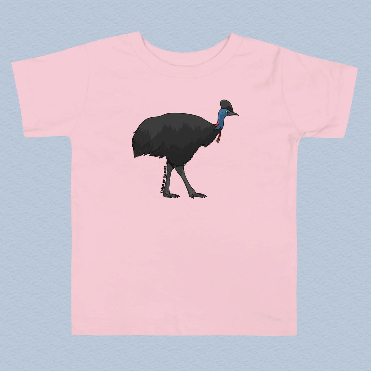 Australian Cassowary T-Shirt Kids Size 2-5 years