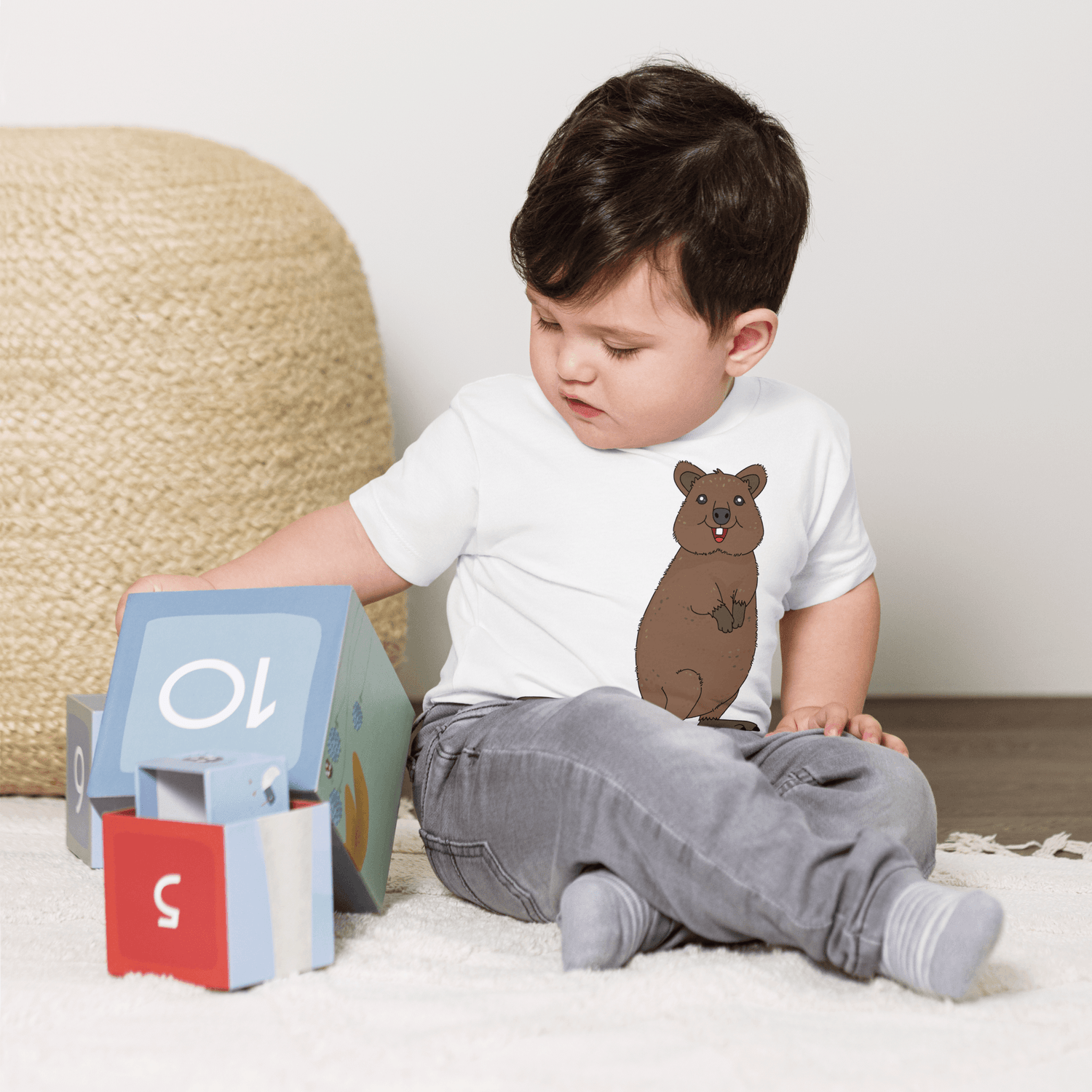 Australian Quokka T-Shirt Kids Size 2-5 years