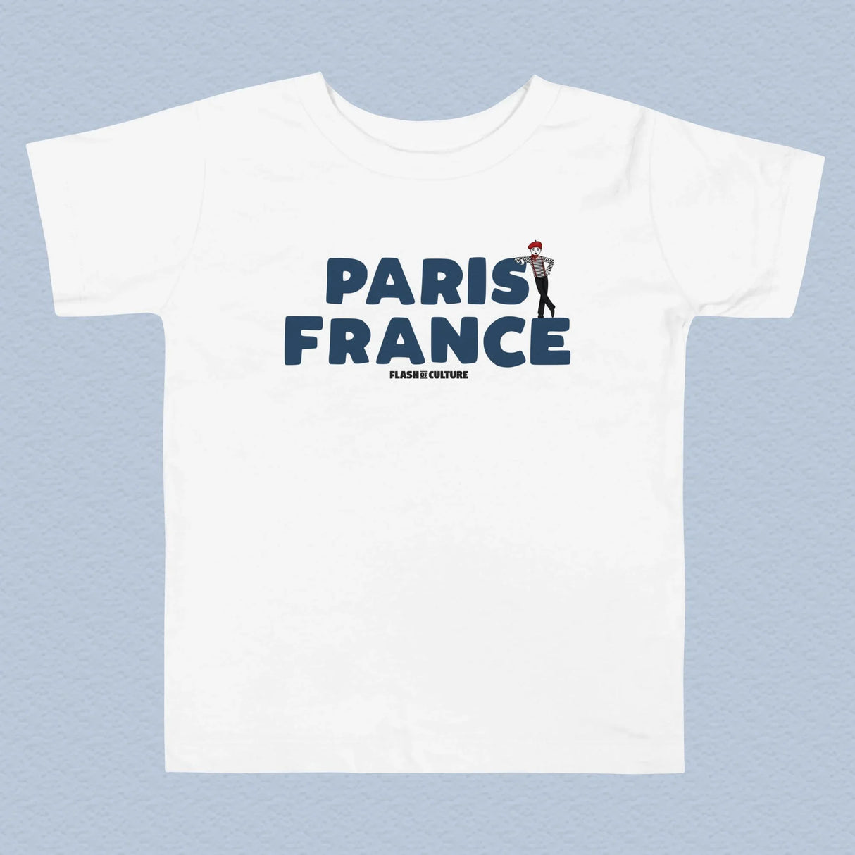 Paris France Mime T-Shirt Kids Size 2-5 years