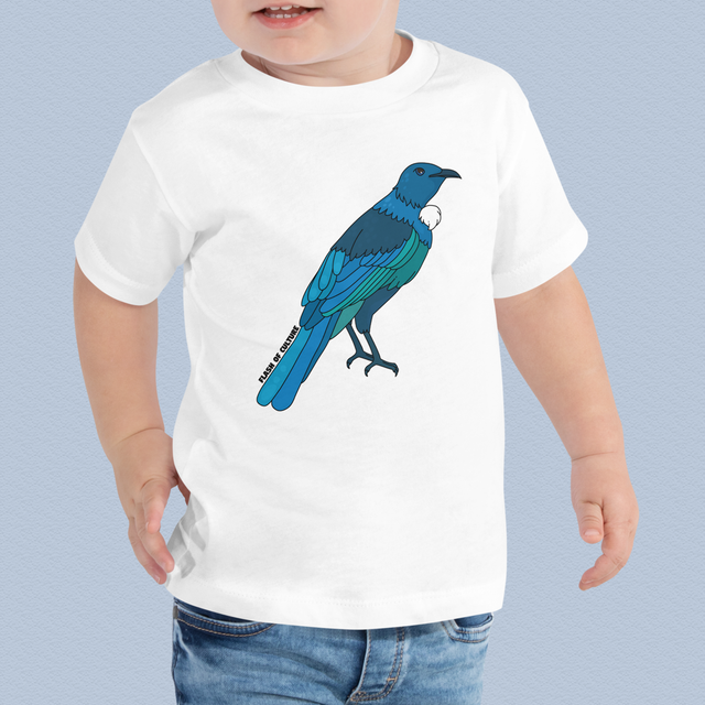 New Zealand Tui Bird T-Shirt Kids Size 2-5 years