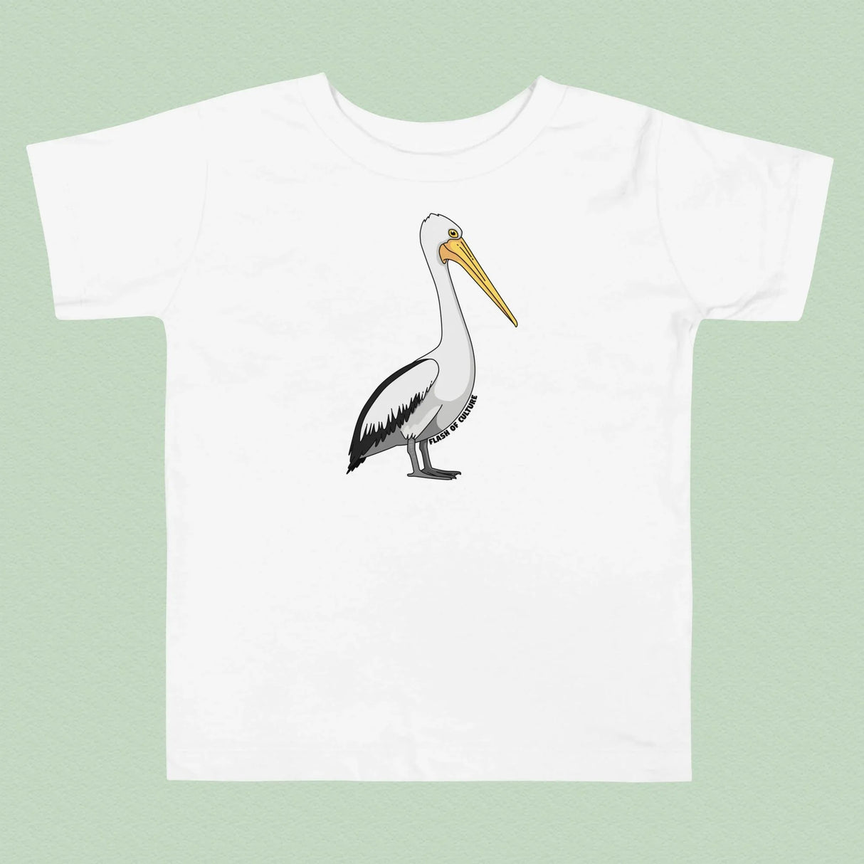 Australian Pelican T-Shirt Kids Size 2-5 years