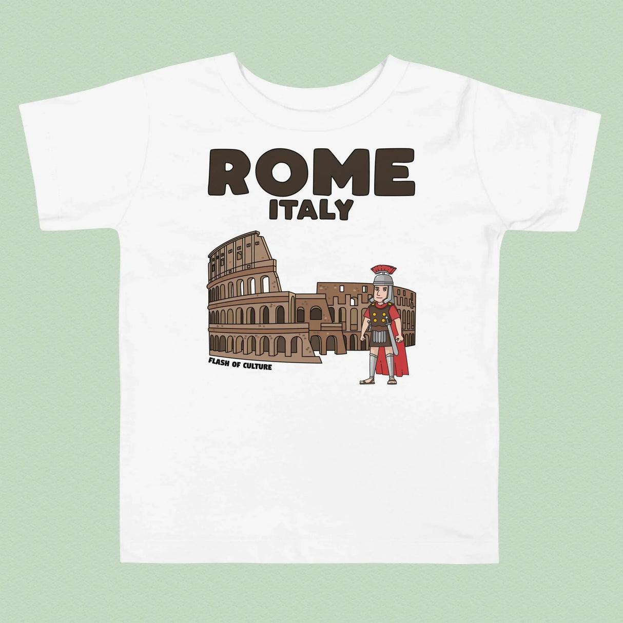 Rome Italy Colosseum Gladiator T-Shirt Kids Size 2-5 years