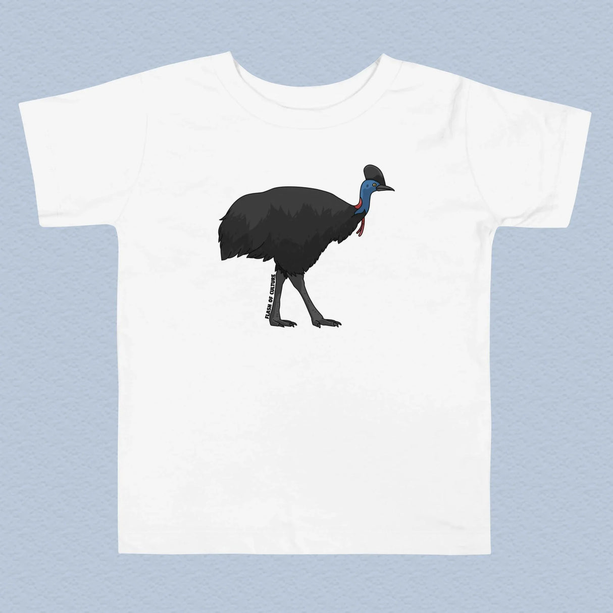 Australian Cassowary T-Shirt Kids Size 2-5 years