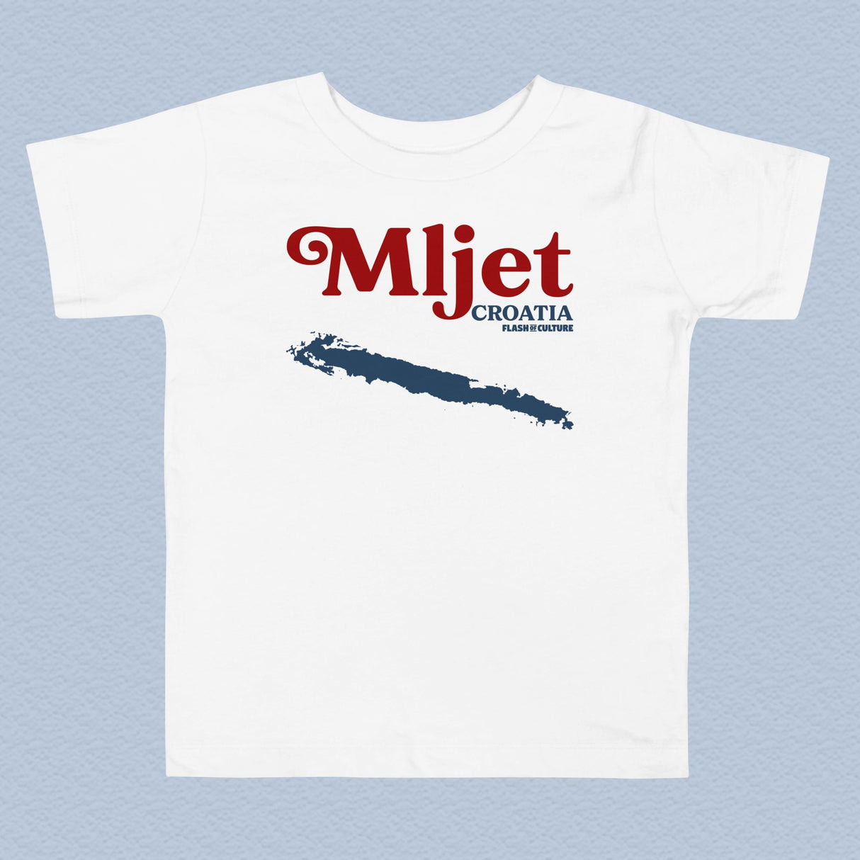 Mljet Croatian Island T-Shirt Kids Size 2-5 years