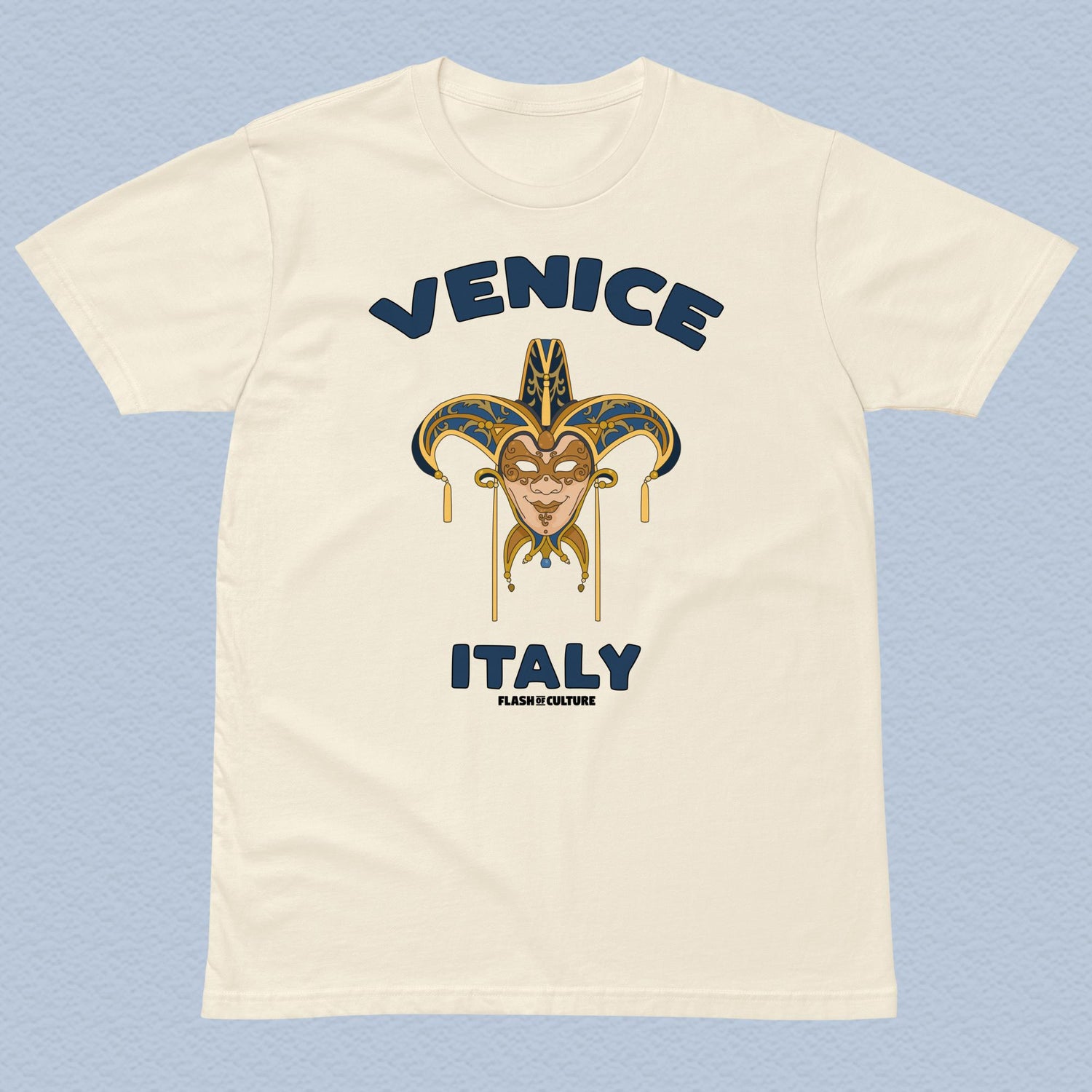 Venice Italy Mask T-Shirt Adult Unisex