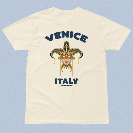 Venice Italy Mask T-Shirt Adult Unisex