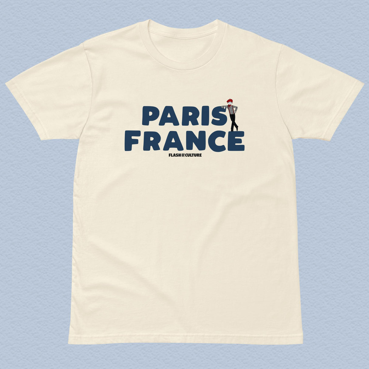 Paris France Mime T-Shirt Adult Unisex