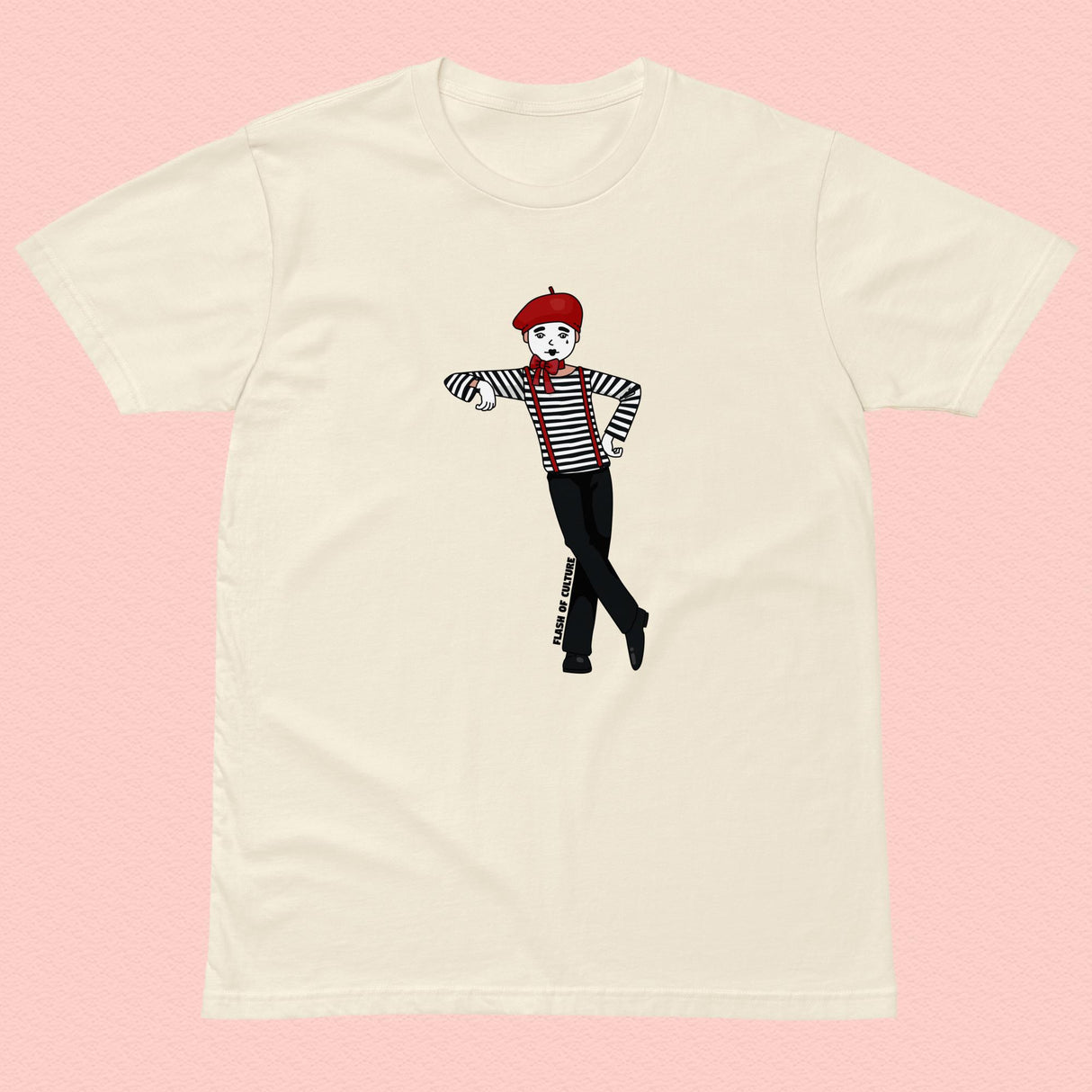 French Mime T-Shirt Adult Unisex