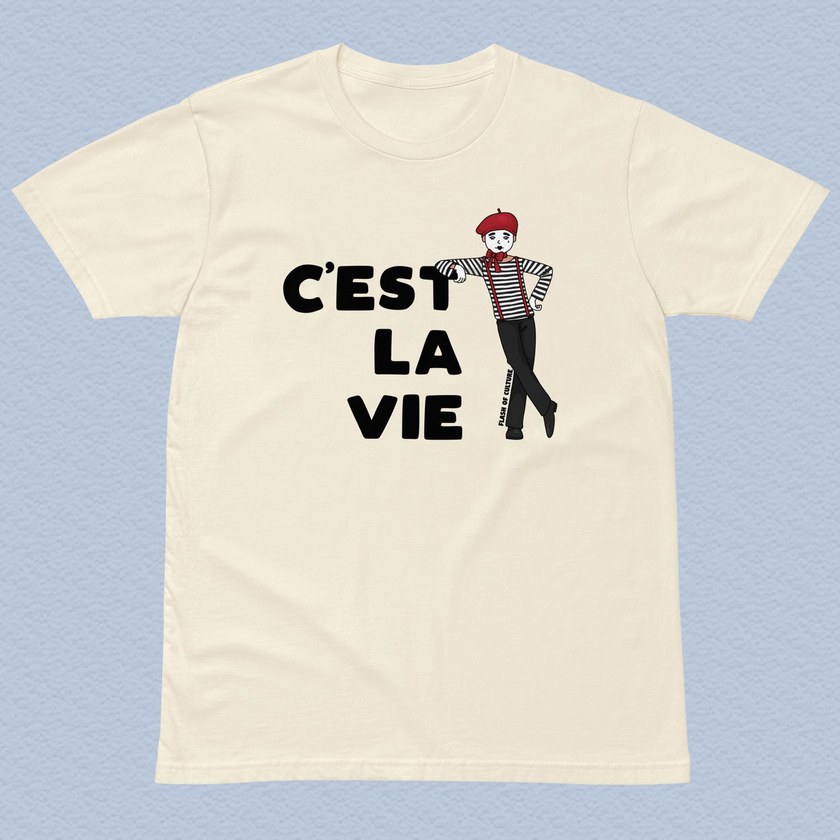 C'est La Vie Mime T-Shirt Adult Unisex
