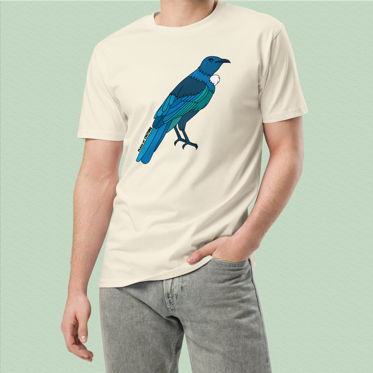 New Zealand Tui Bird T-Shirt Adult Unisex