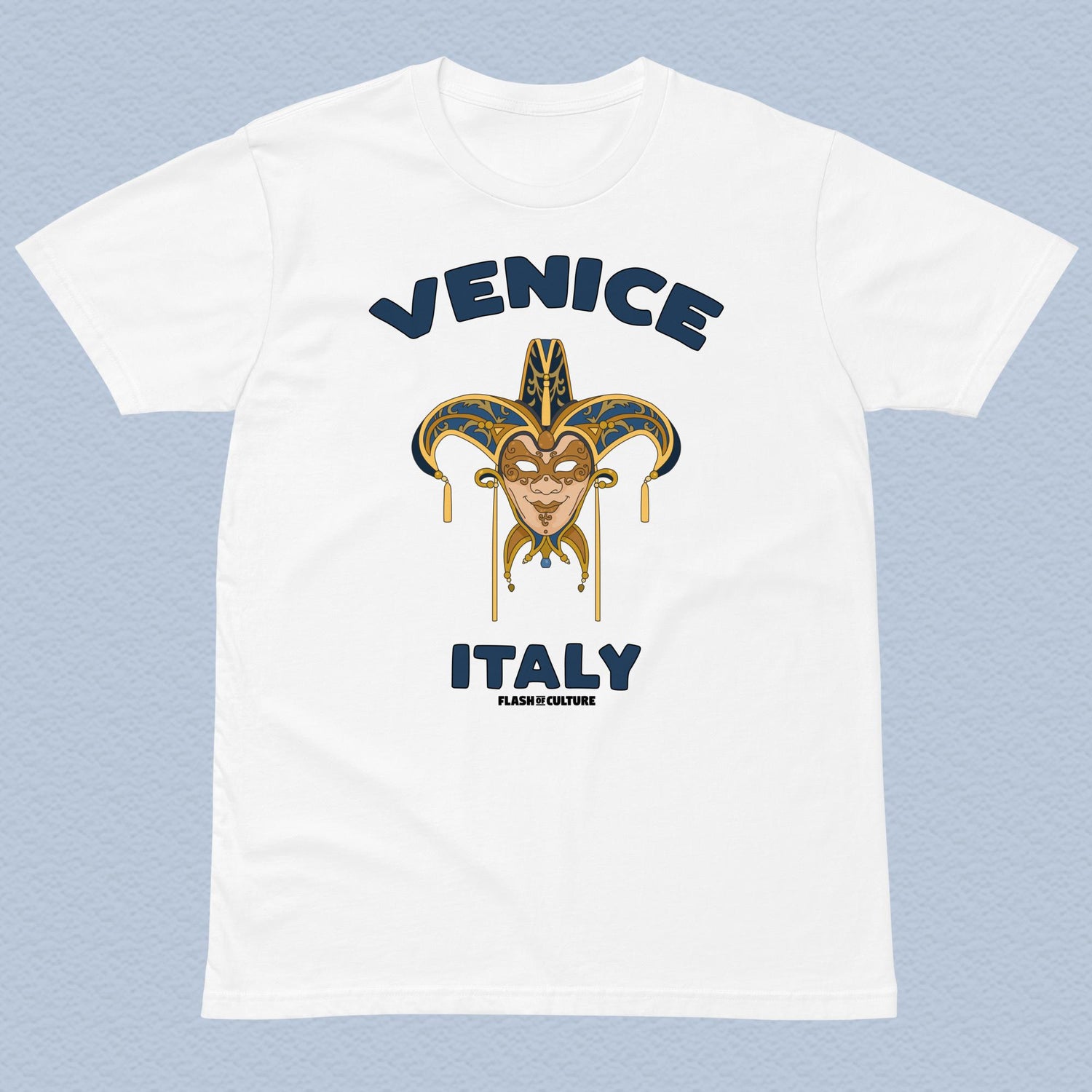 Venice Italy Mask T-Shirt Adult Unisex