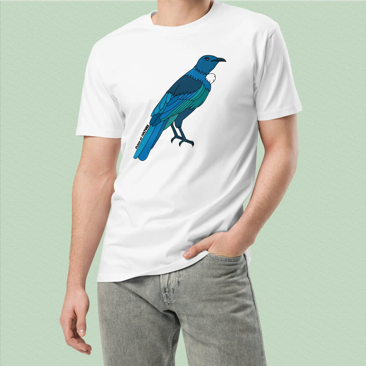 New Zealand Tui Bird T-Shirt Adult Unisex