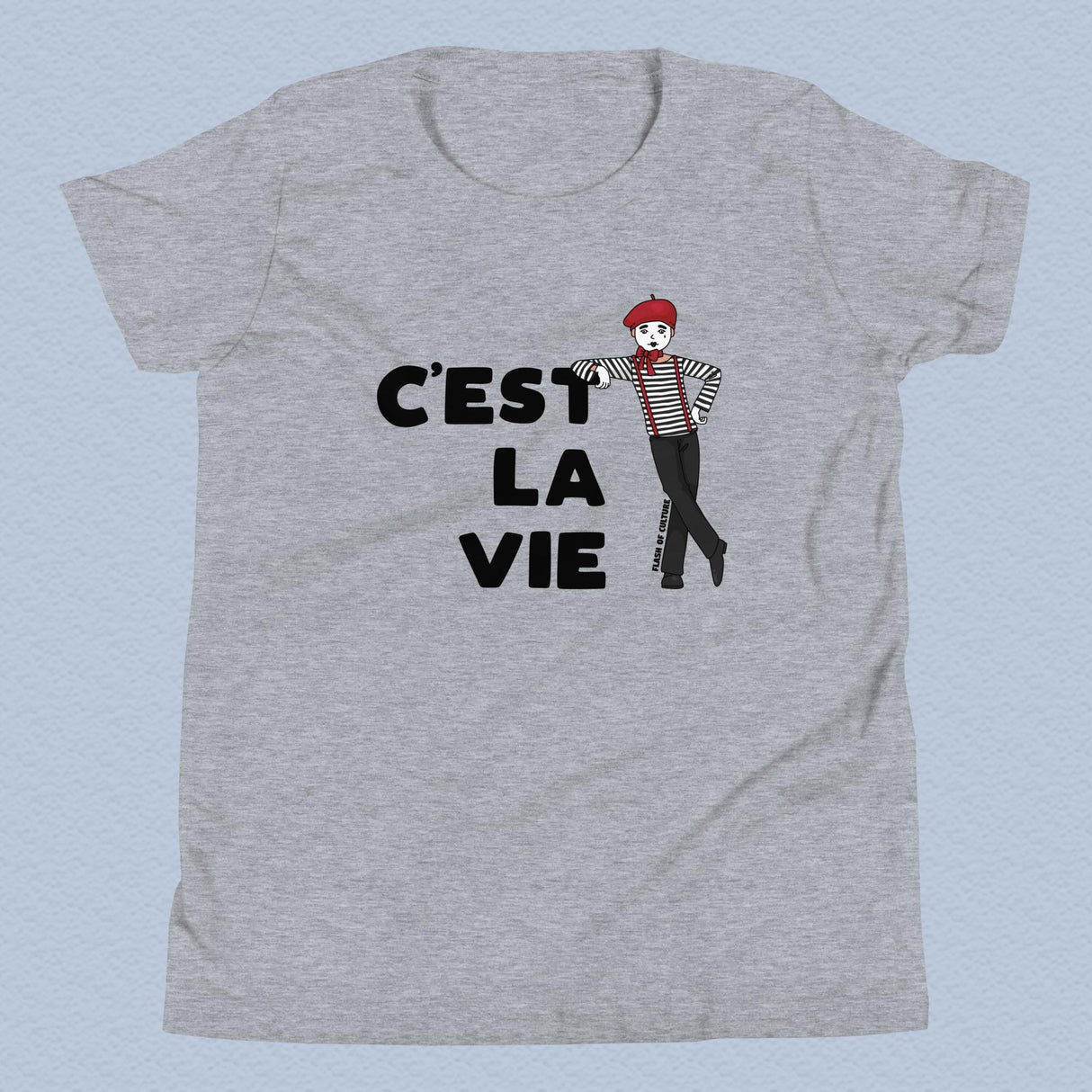 C'est La Vie T-Shirt Kids Youth Size 6+ years