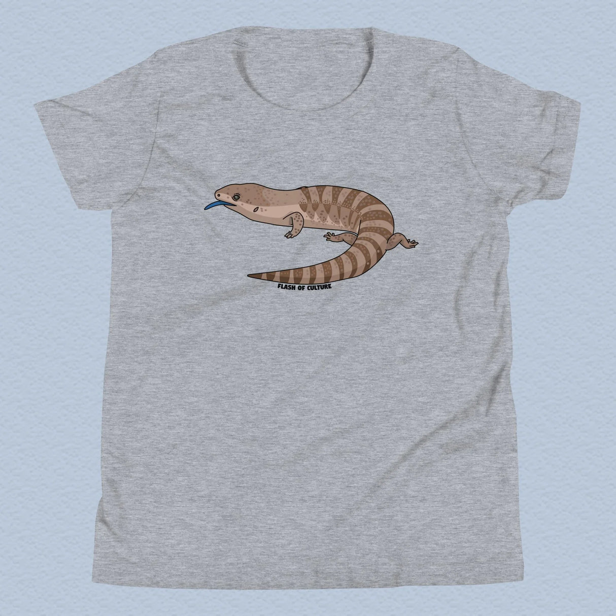 Blue Tongue Lizard T-Shirt Kids Youth Size 6+ years