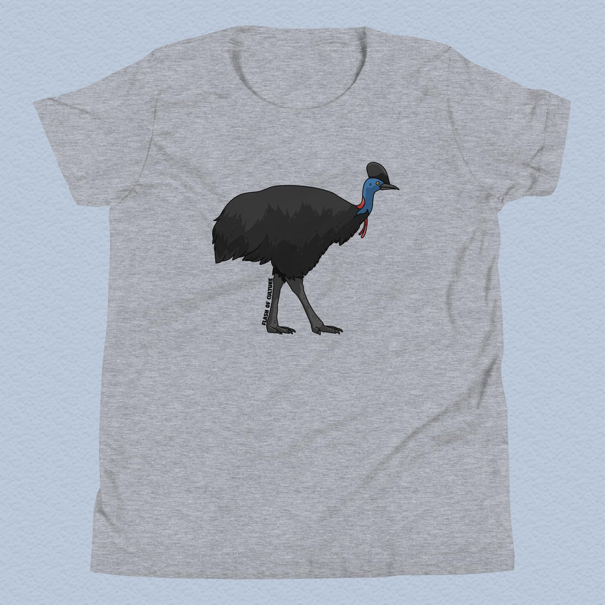 Australian Cassowary T-Shirt Kids Youth Size 6+ years