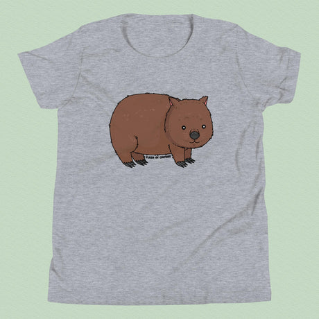 Australian Wombat T-Shirt Kids Youth Size 6+ years