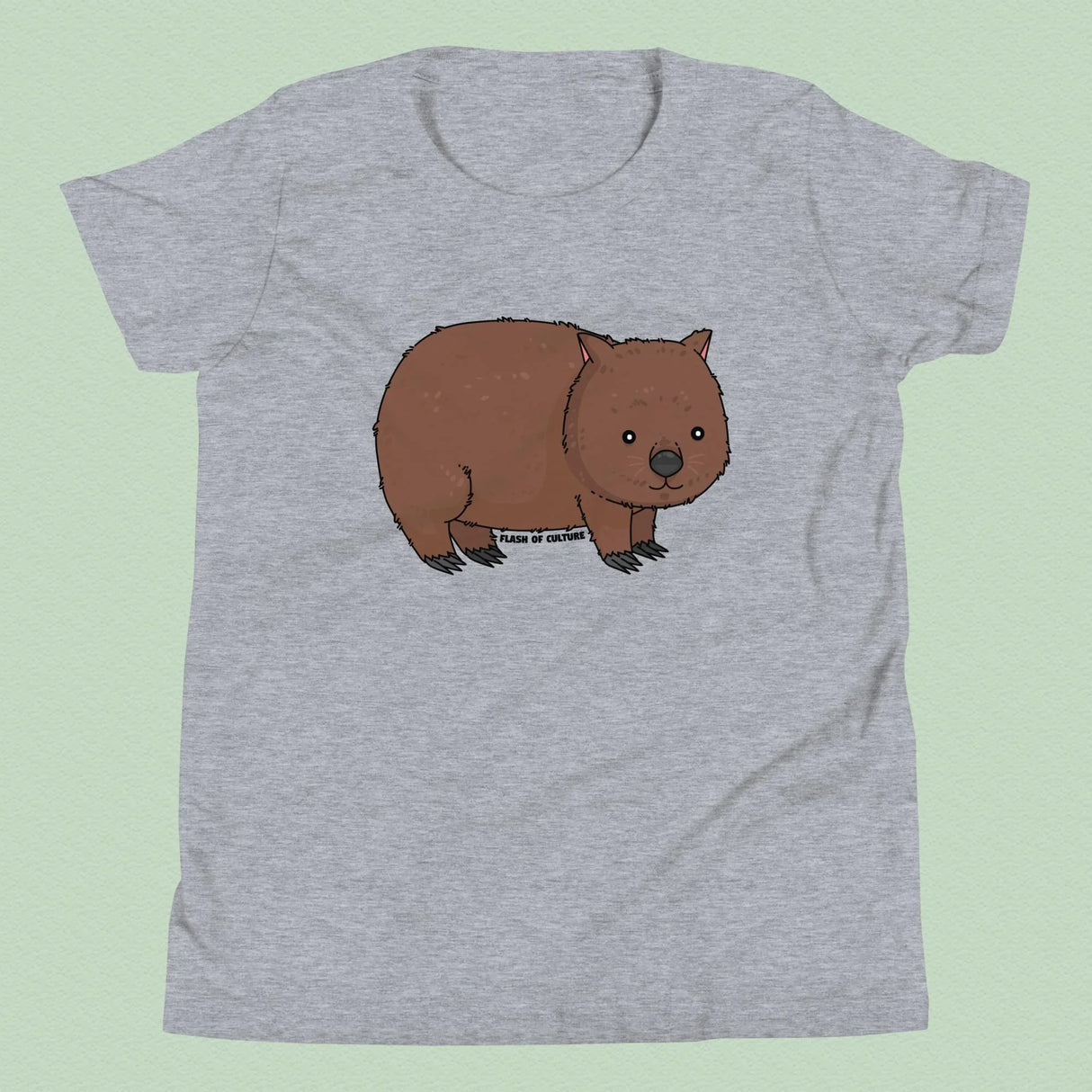 Australian Wombat T-Shirt Kids Youth Size 6+ years