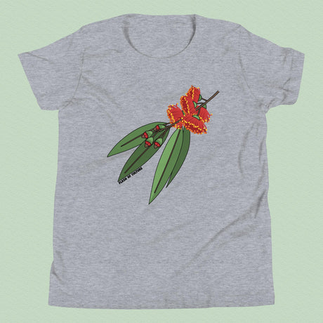Australian Gumnuts Flower T-Shirt Kids Youth Size 6+ years