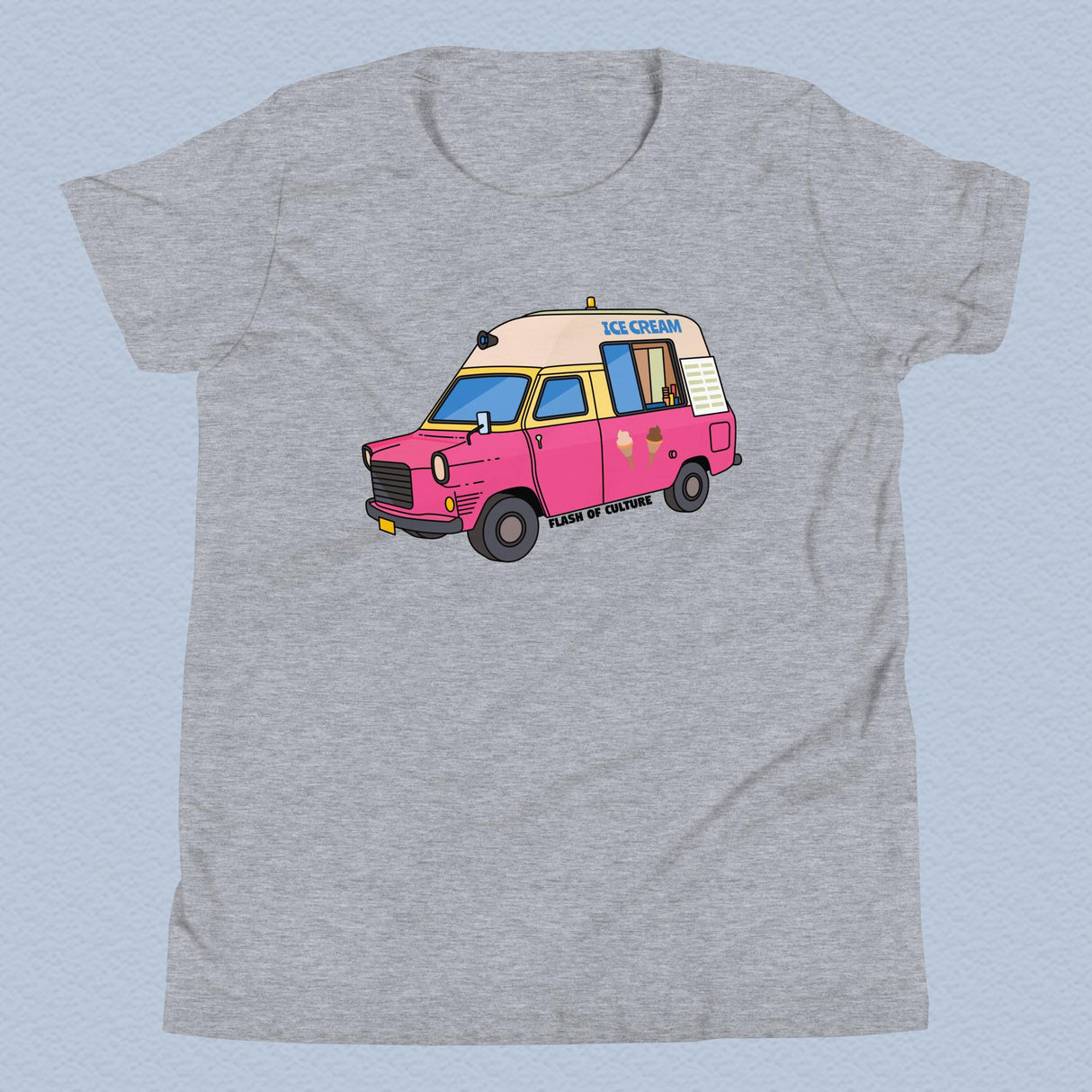 Australian Ice Cream Van T-Shirt Kids Youth Size 6+ years