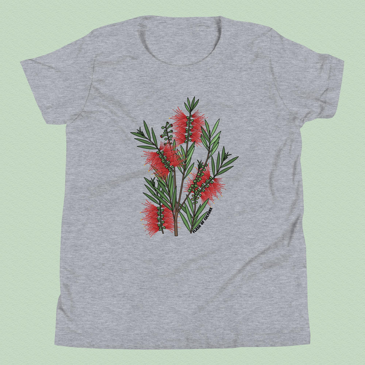 Australian Bottlebrush T-Shirt Kids Youth Size 6+ years