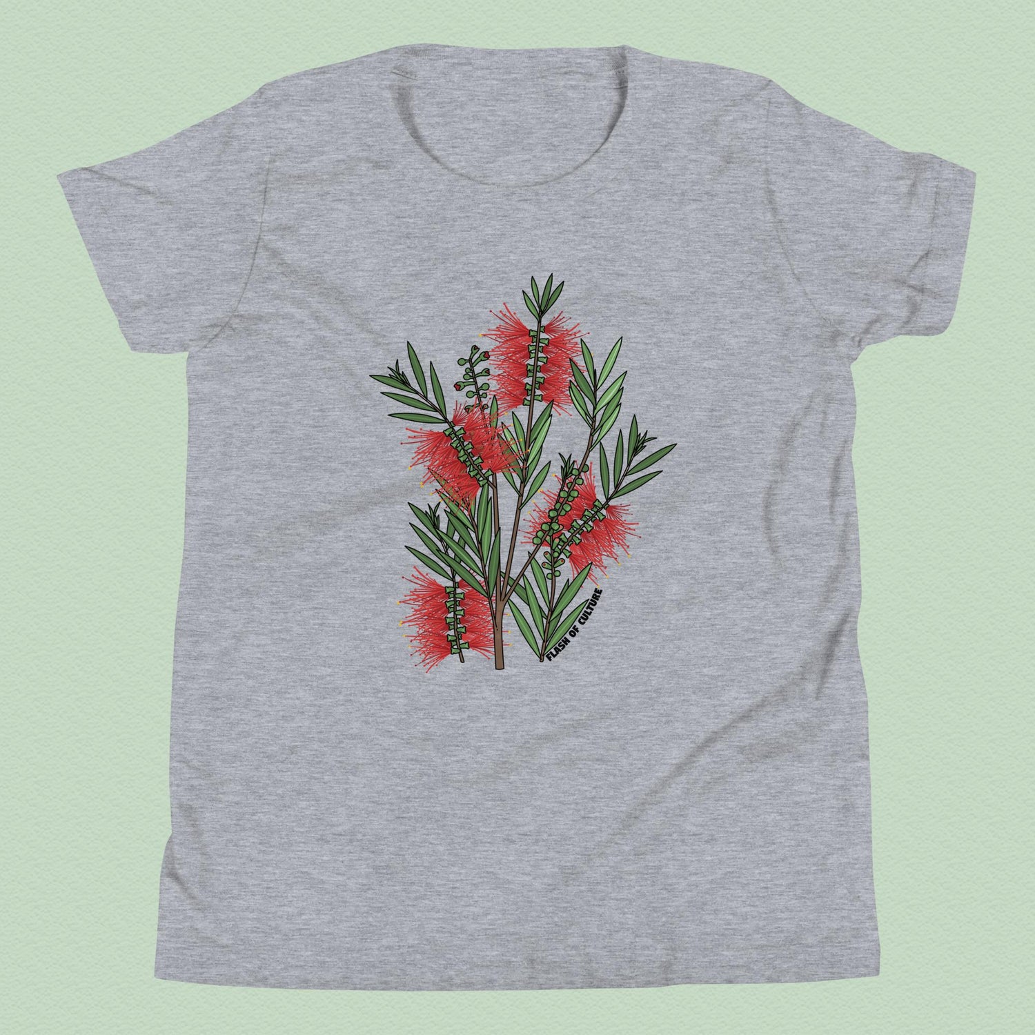 Australian Bottlebrush T-Shirt Kids Youth Size 6+ years