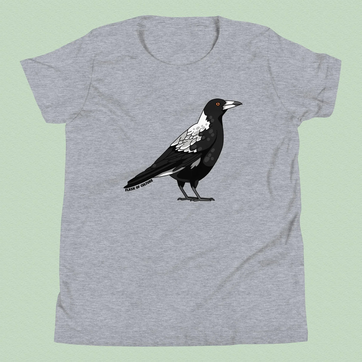 Australian Magpie T-Shirt Kids Youth Size 6+ years