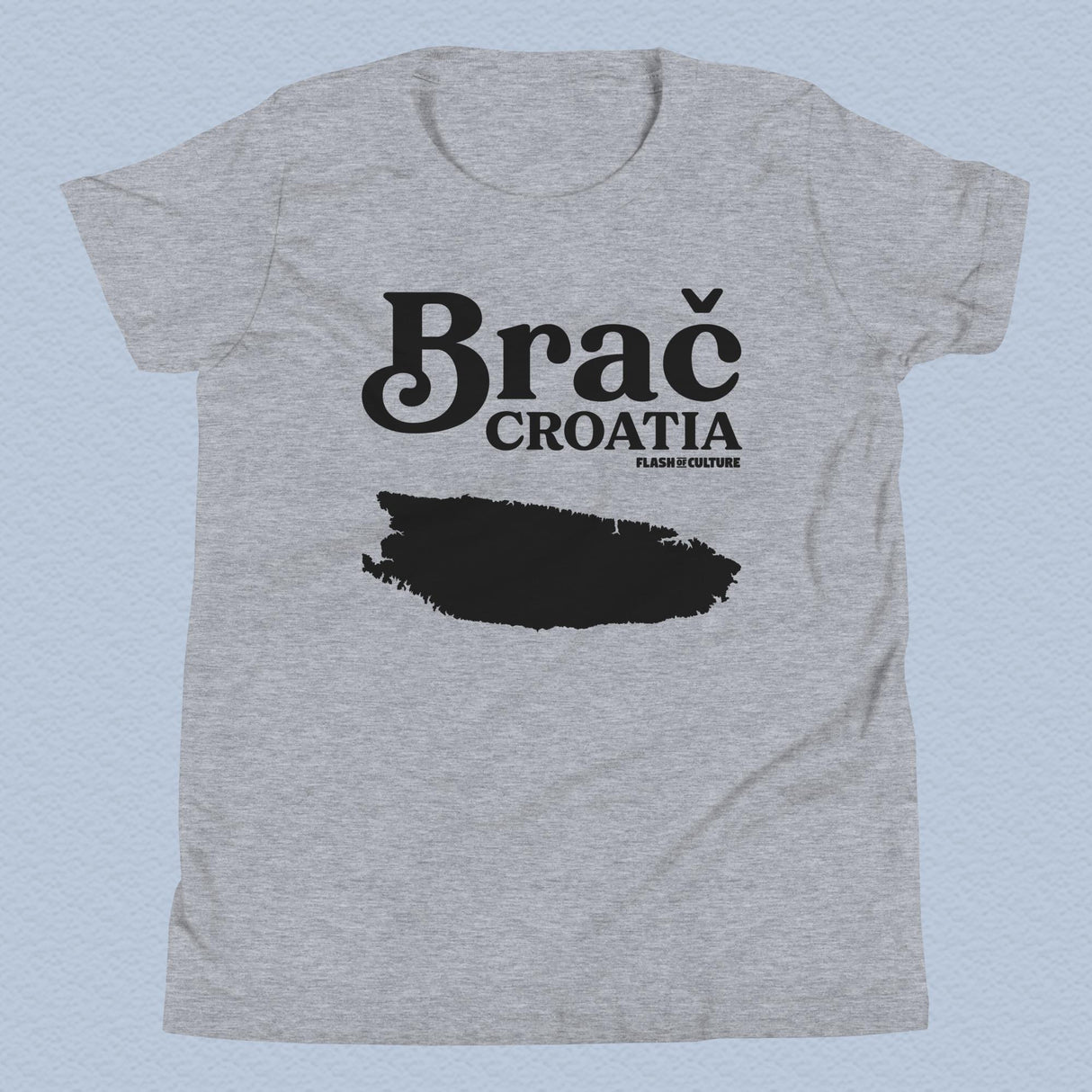 Brač Croatia Island T-Shirt Kids Youth Size 6+ years