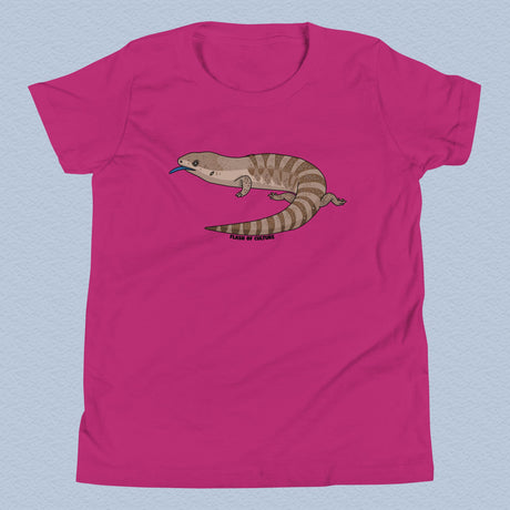 Blue Tongue Lizard T-Shirt Kids Youth Size 6+ years