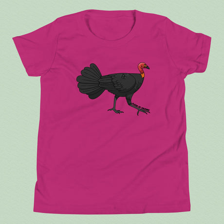 Australian Bush Turkey T-Shirt Kids Youth Size 6+ years