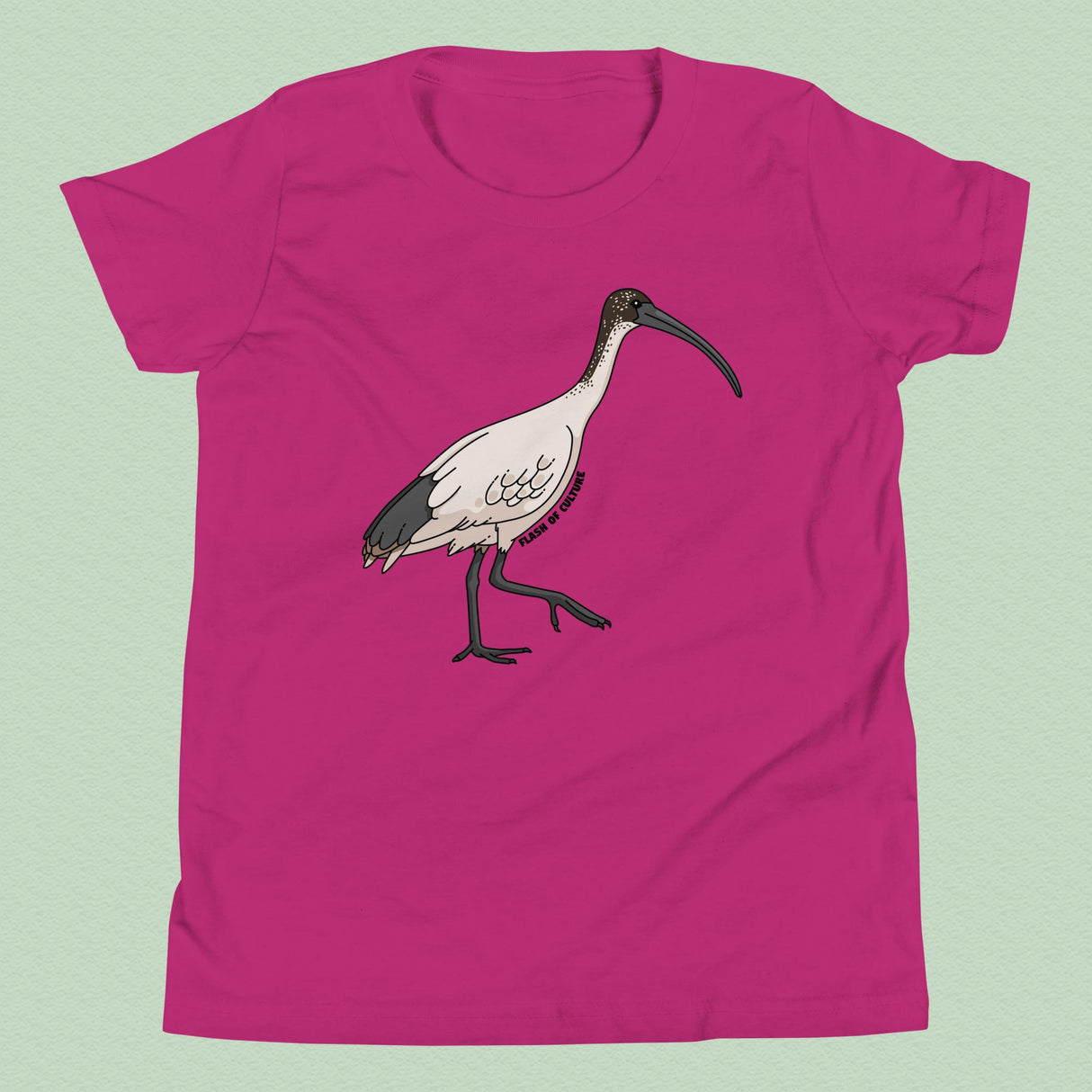 Australian Ibis T-Shirt Kids Youth Size 6+ years