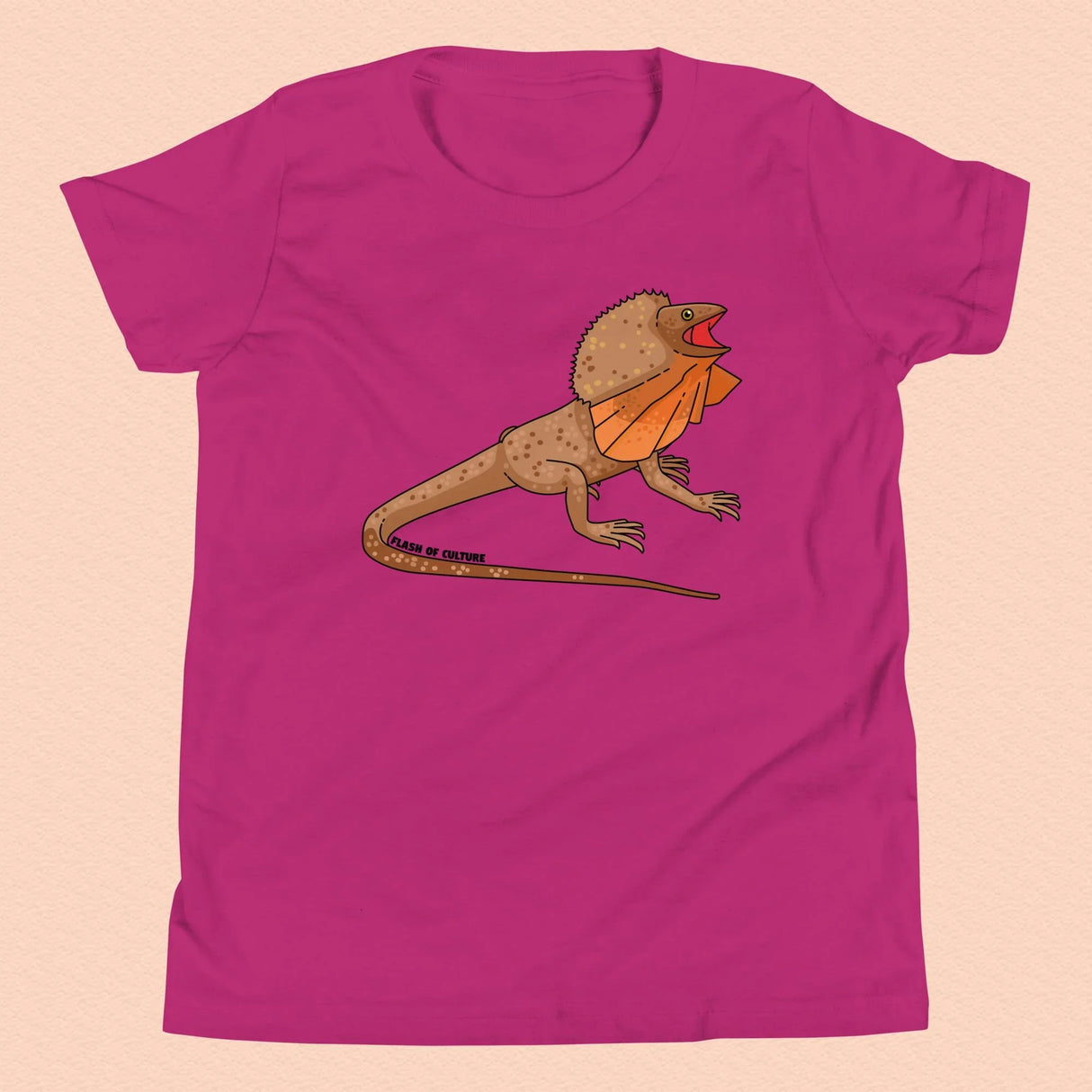 Frilled-Neck Lizard T-Shirt Kids Youth Size 6+ years