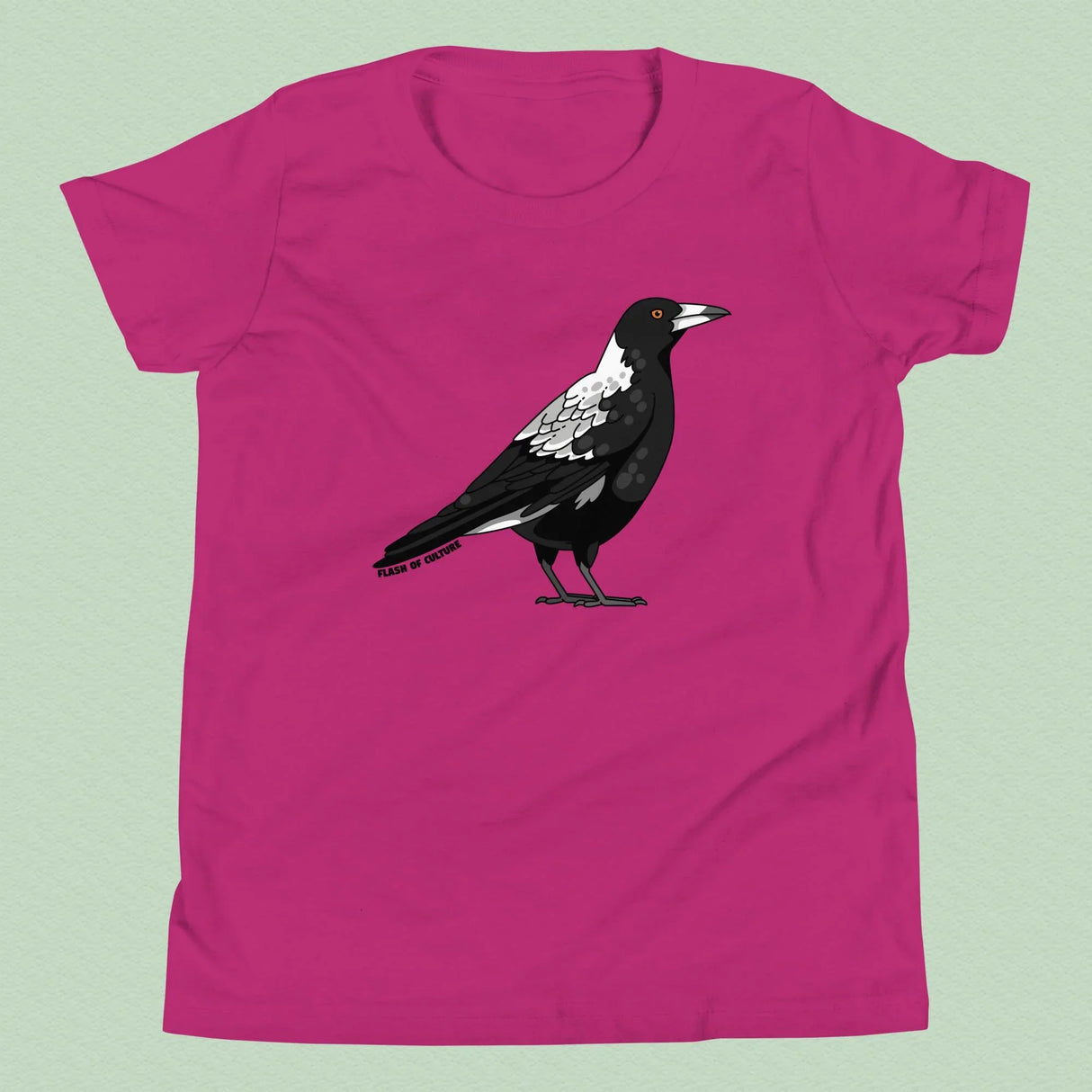 Australian Magpie T-Shirt Kids Youth Size 6+ years