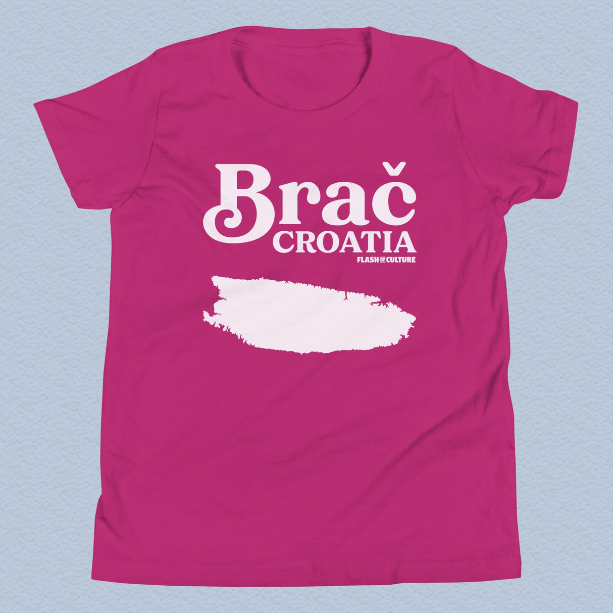 Brač Croatia Island T-Shirt Kids Youth Size 6+ years