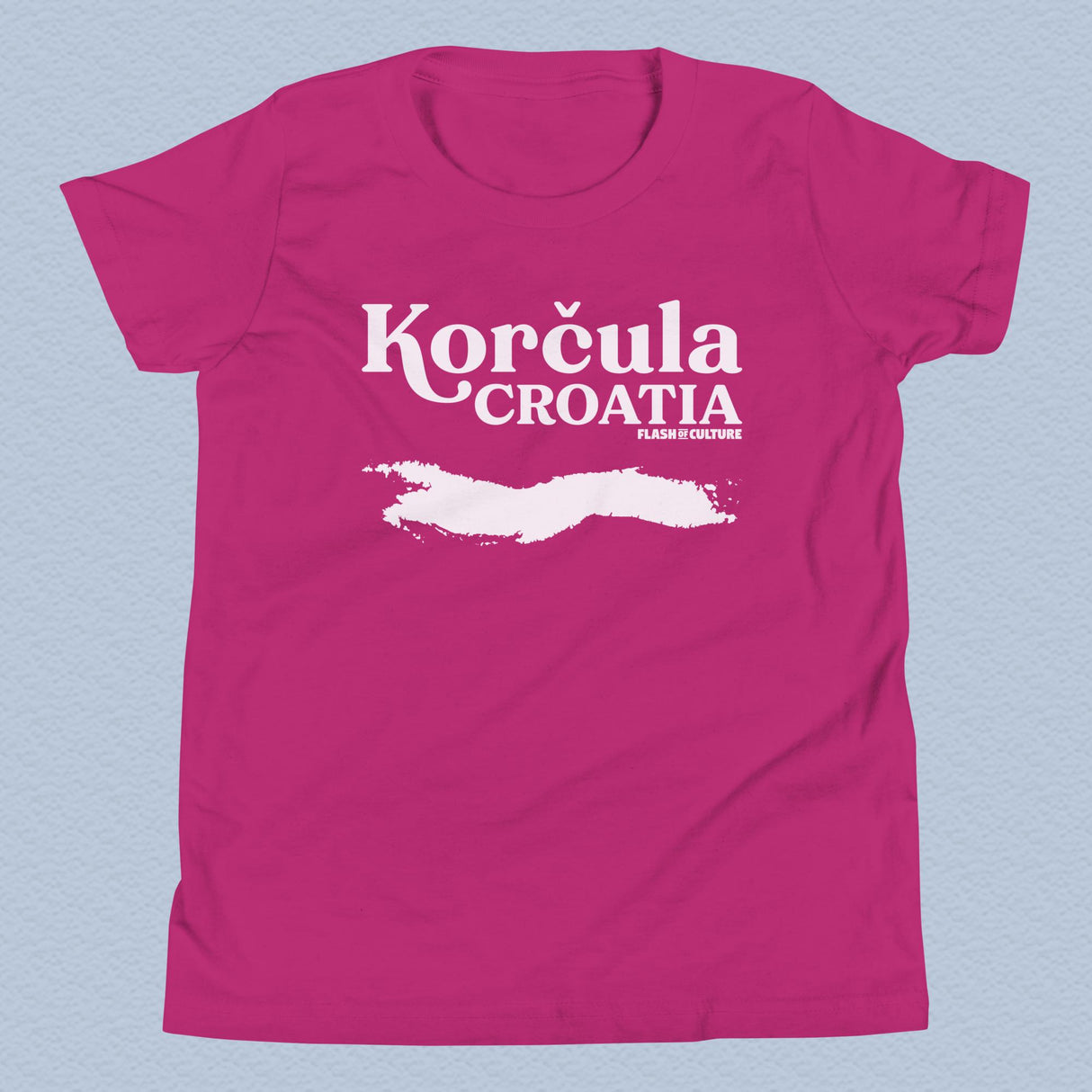 Korcula Croatia T-Shirt Kids Youth Size 6+ years