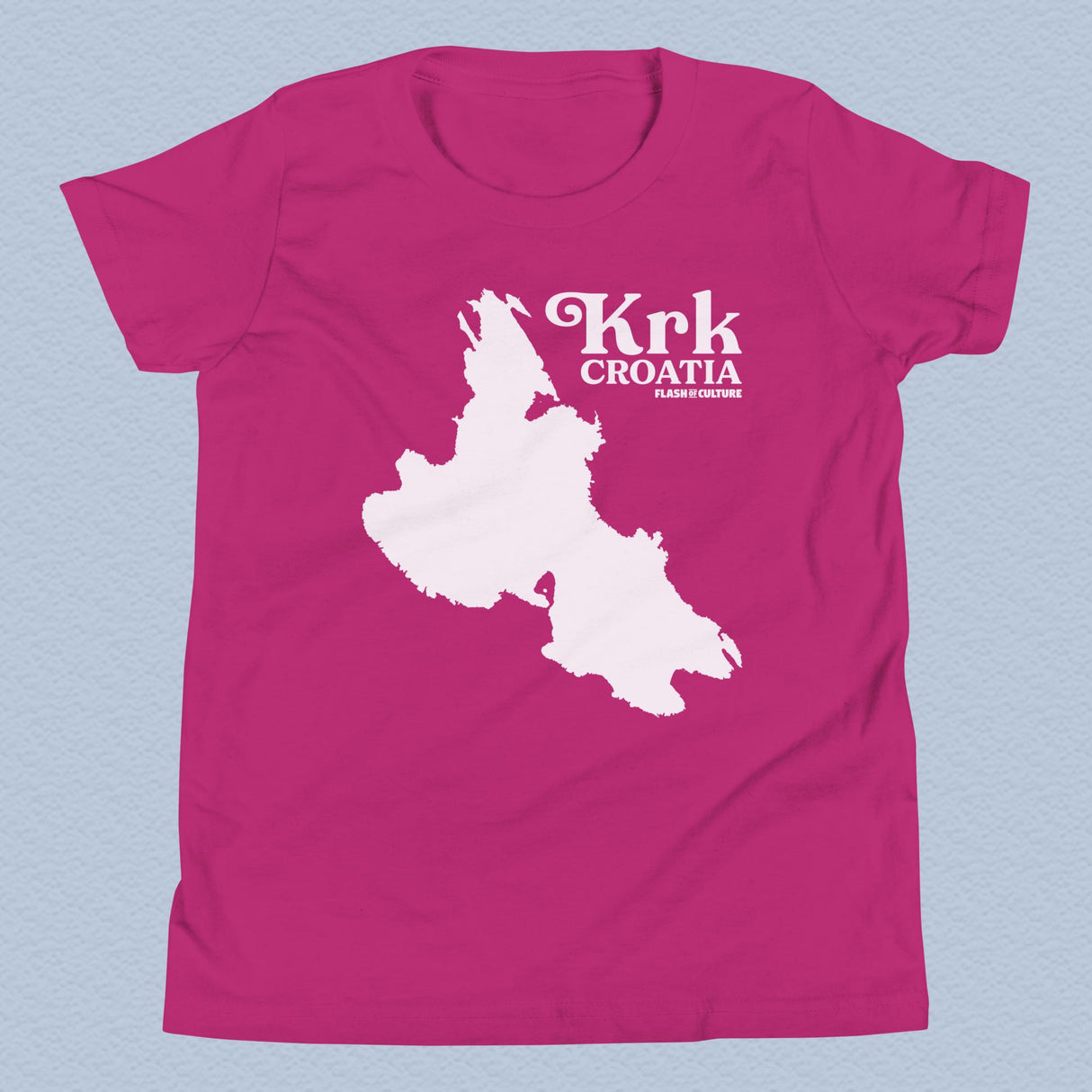 Island of Krk, Croatia T-Shirt Kids Youth Size 6+ years