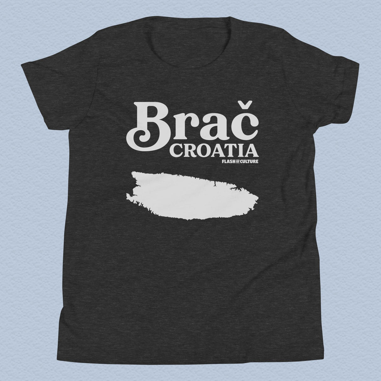 Brač Croatia Island T-Shirt Kids Youth Size 6+ years