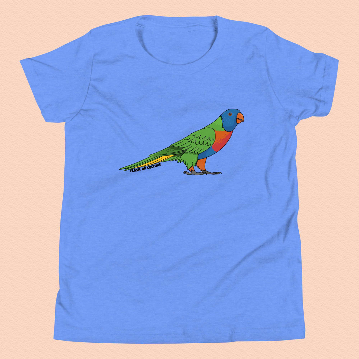 Australian Rainbow Lorikeet T-Shirt Kids Youth Size 6+ years