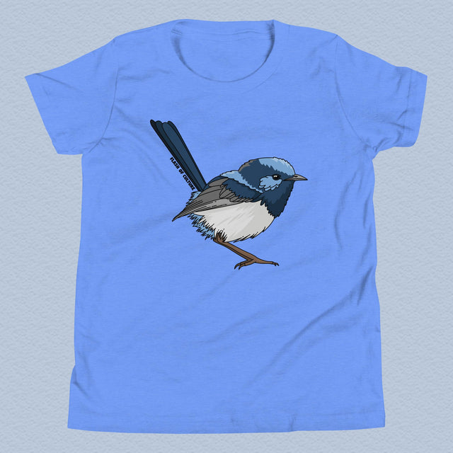 Superb Fairy Wren T-Shirt Kids Youth Size 6+ years