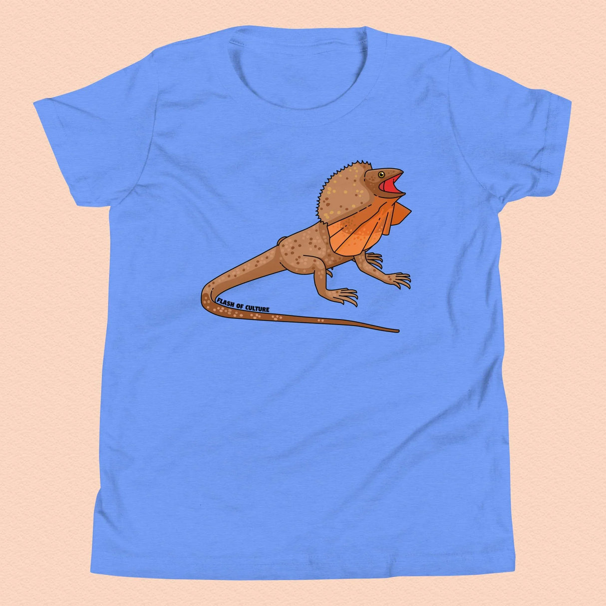 Frilled-Neck Lizard T-Shirt Kids Youth Size 6+ years