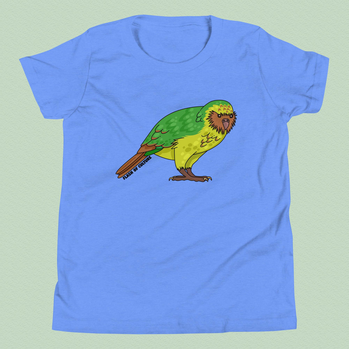 New Zealand Kakapo T-Shirt Kids Youth Size 6+ years