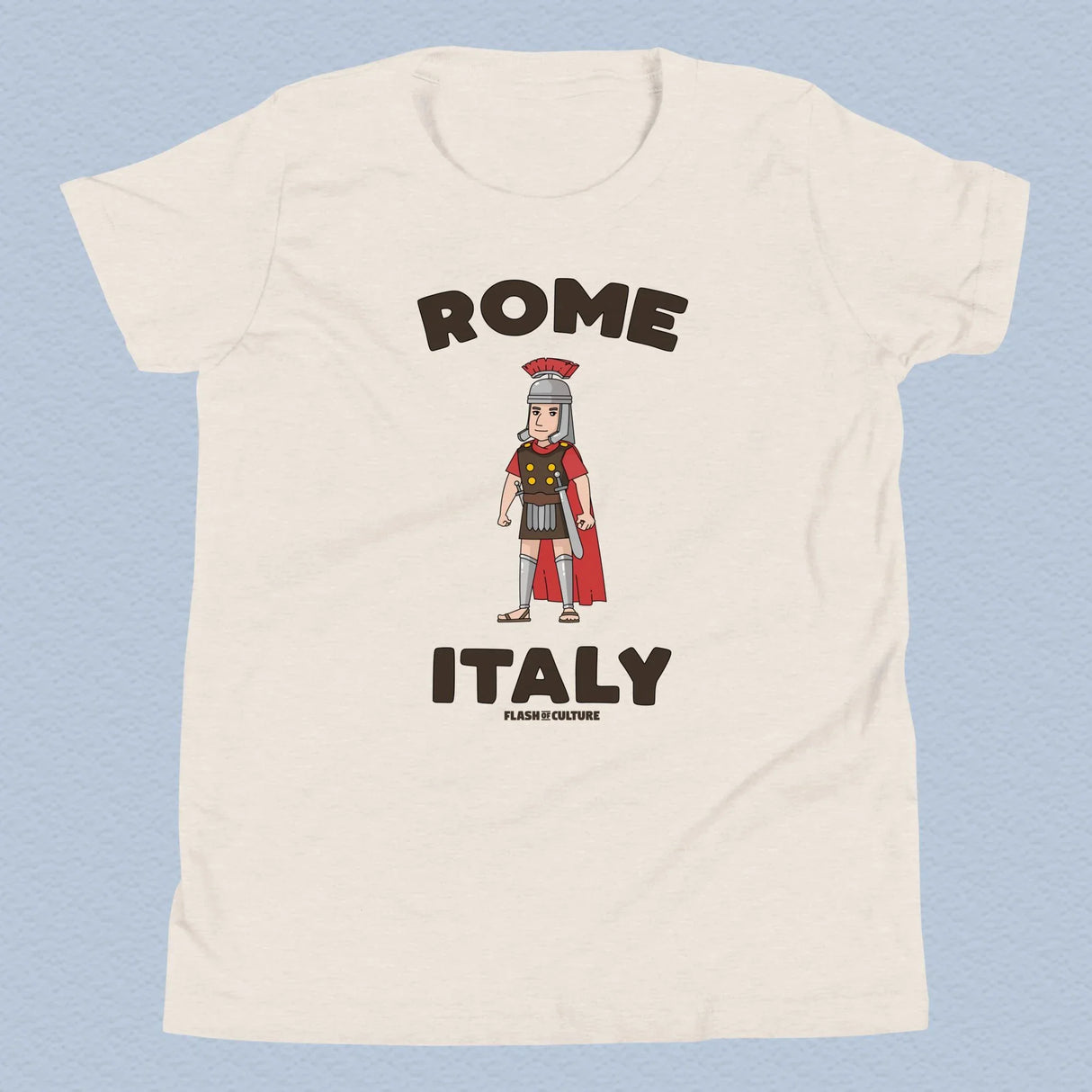 Rome Italy Gladiator T-Shirt Kids Youth Size 6+ years