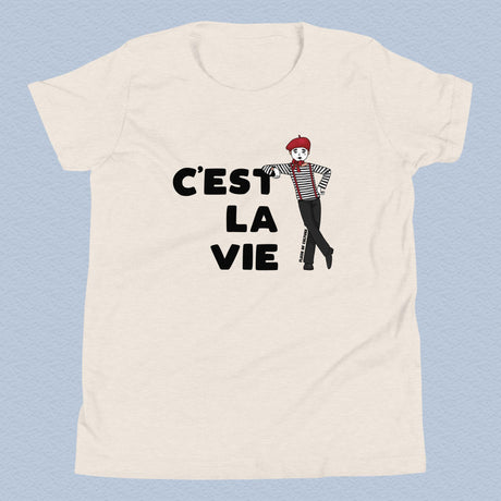 C'est La Vie T-Shirt Kids Youth Size 6+ years