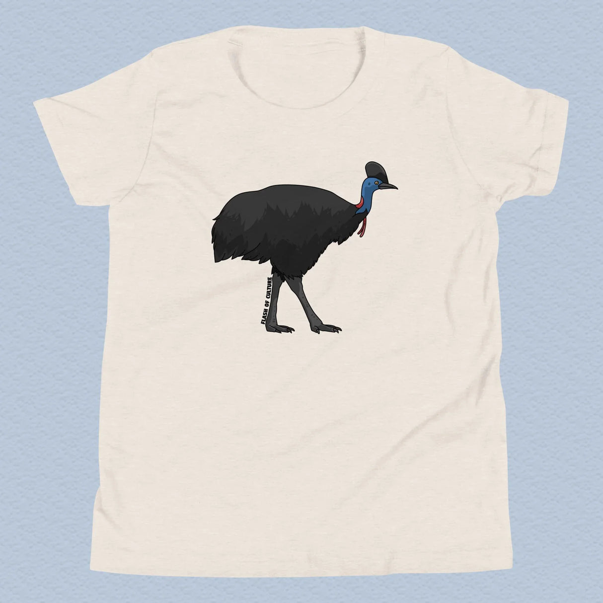 Australian Cassowary T-Shirt Kids Youth Size 6+ years