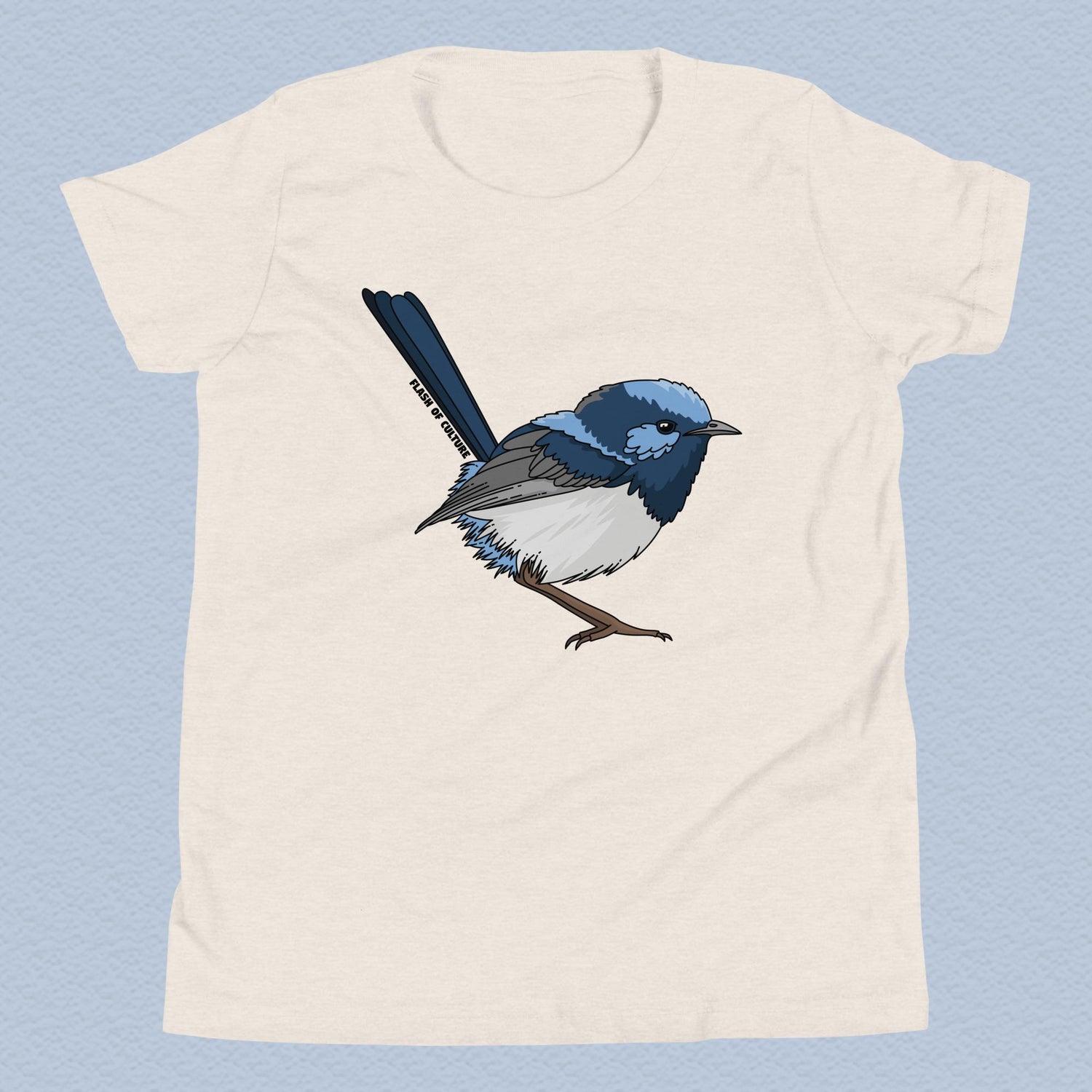 Superb Fairy Wren T-Shirt Kids Youth Size 6+ years