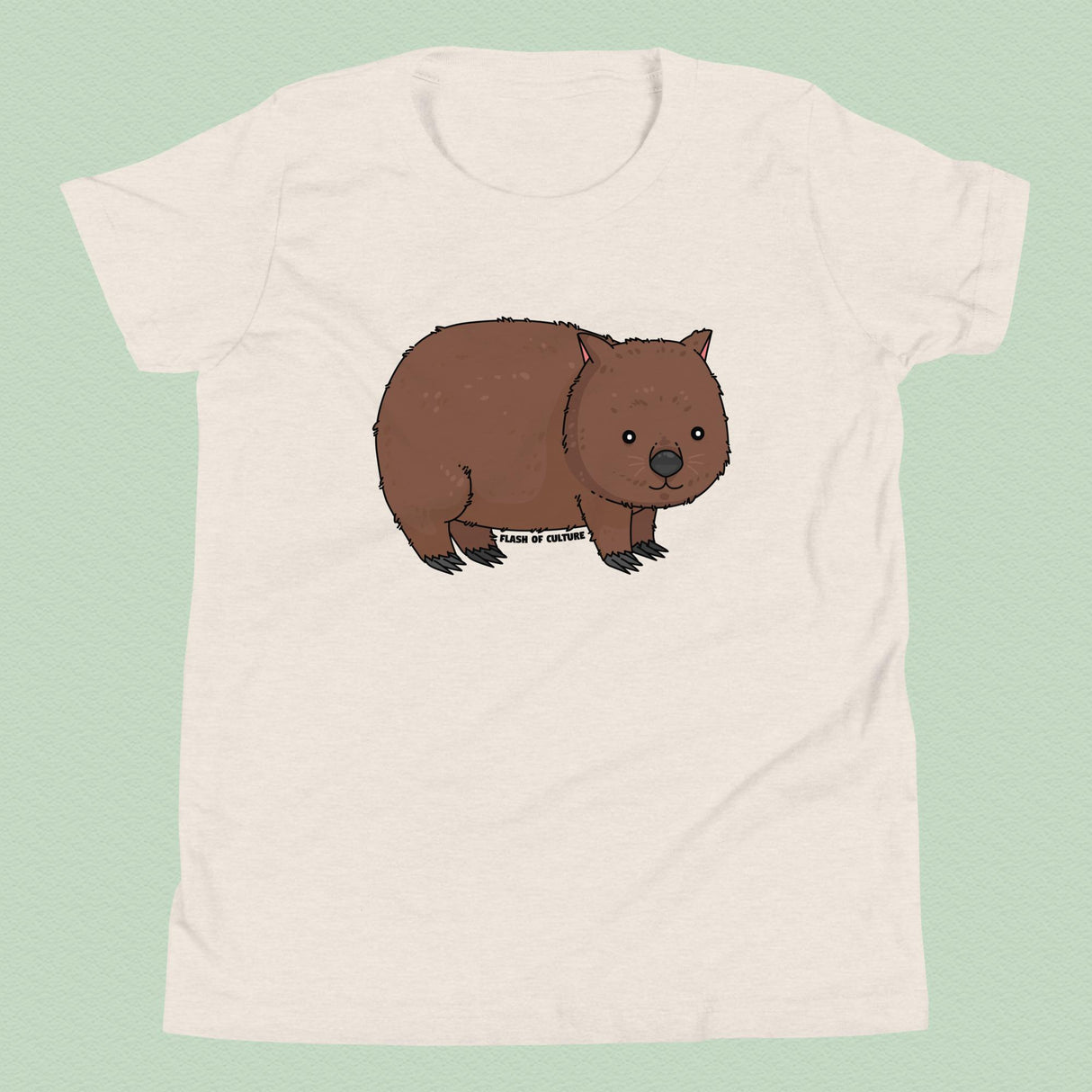 Australian Wombat T-Shirt Kids Youth Size 6+ years