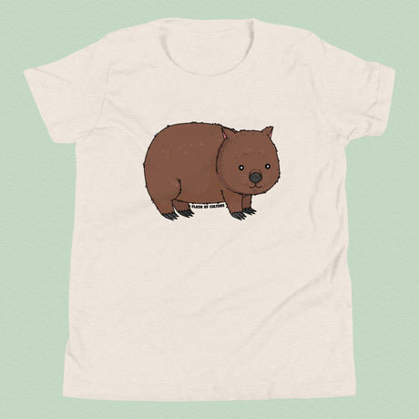 Australian Wombat T-Shirt Kids Youth Size 6+ years